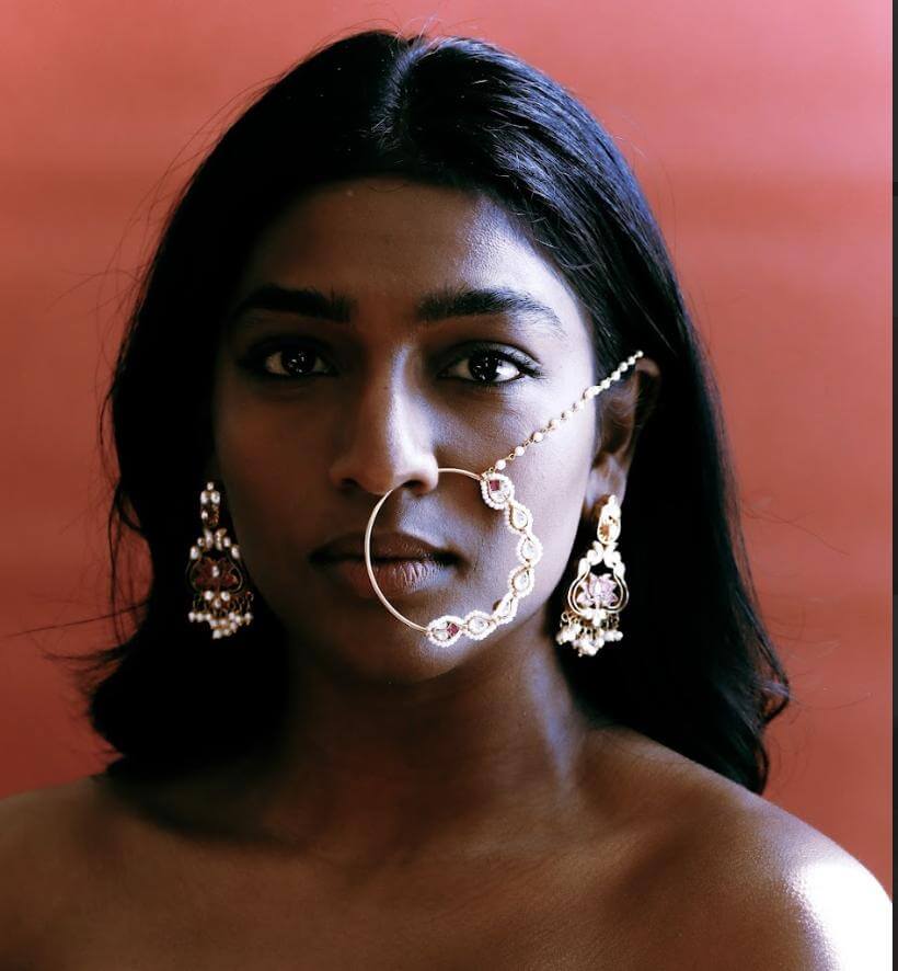 Portrait Girl Pic With Nose Ring Girl With A Nose Ring Sales