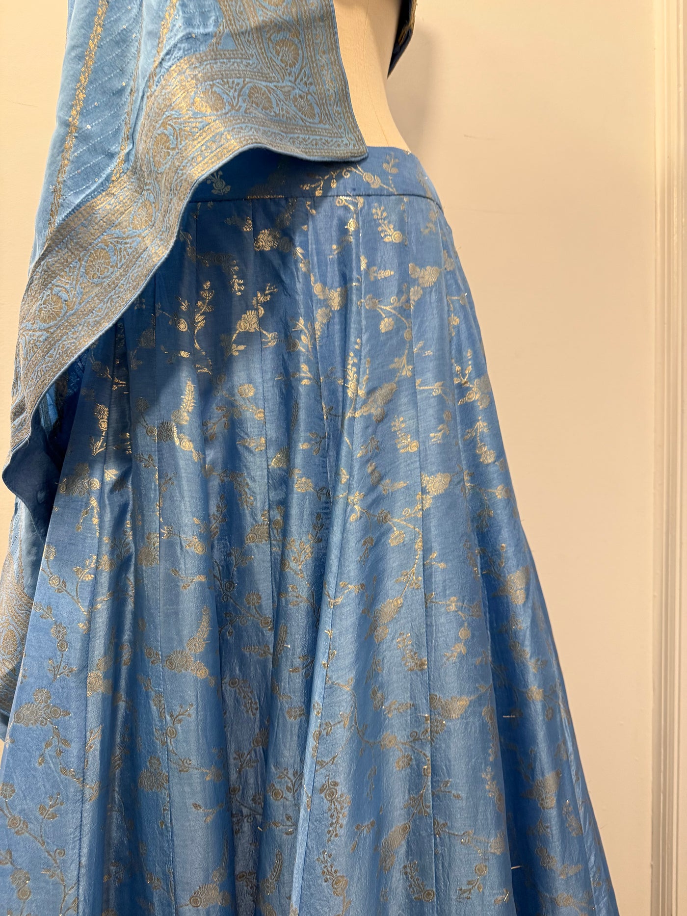 Sravya Lehenga (Light Blue)- Rental