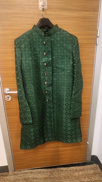 Nasir Sherwani Dark Green (Rental)