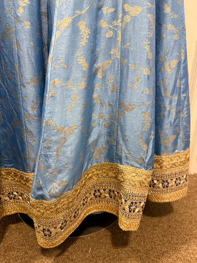 Sravya Lehenga (Light Blue)- Rental