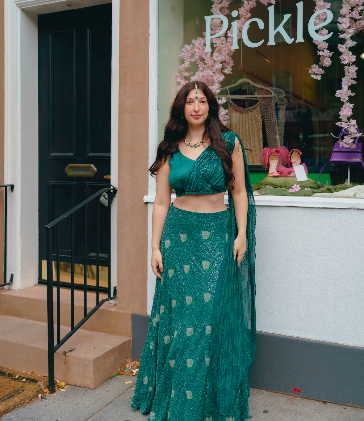 Neha Lehenga (Green)- Rental