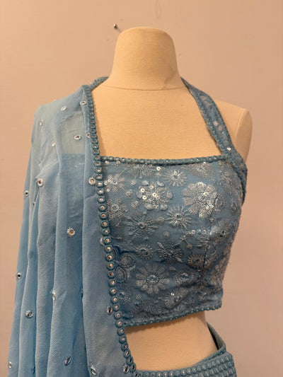 Anita Lehenga (Light Blue) - Rental
