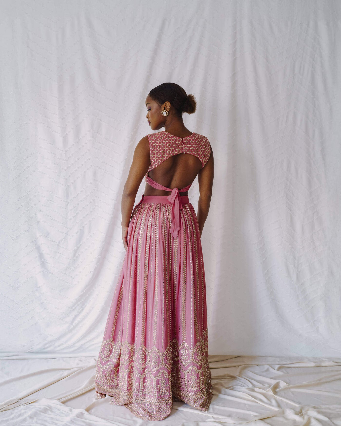 Aisha Lehenga (Pink) - Rental