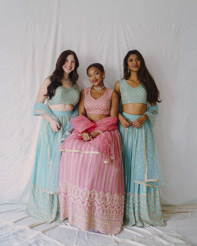 Aisha Lehenga (blue)  - Rental