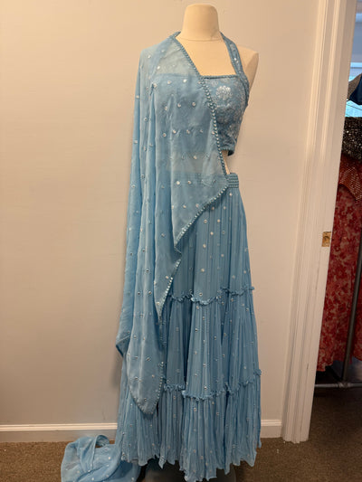 Anita Lehenga (Light Blue) - Rental