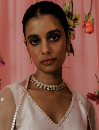 Crystal Necklace and Earrings