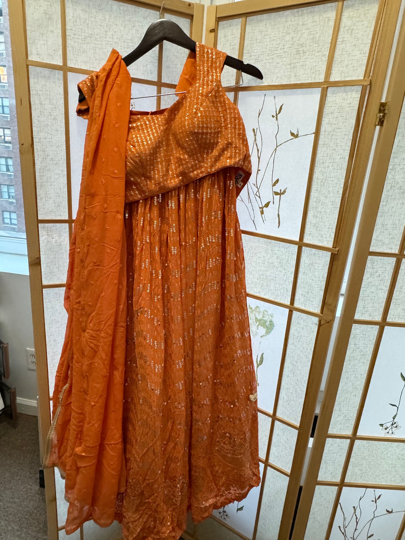 Divya Lehenga (Orange) - Rental