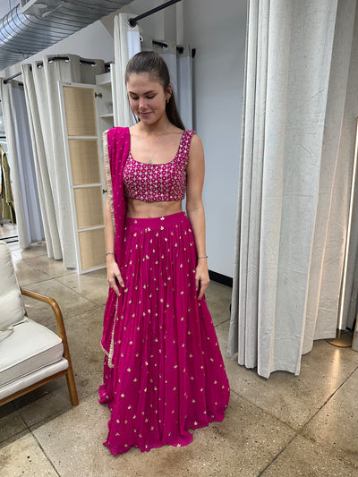 Jaya Lehenga Pink - Rental