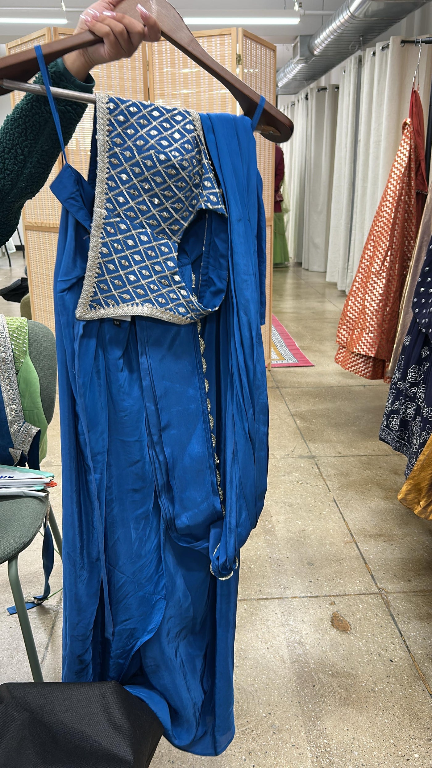 Rangeeli Dark Blue saree Rental