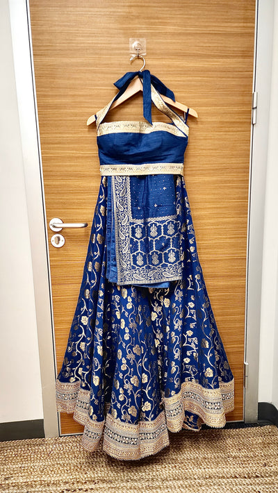 Sravya Lehenga (Blue)- Rental