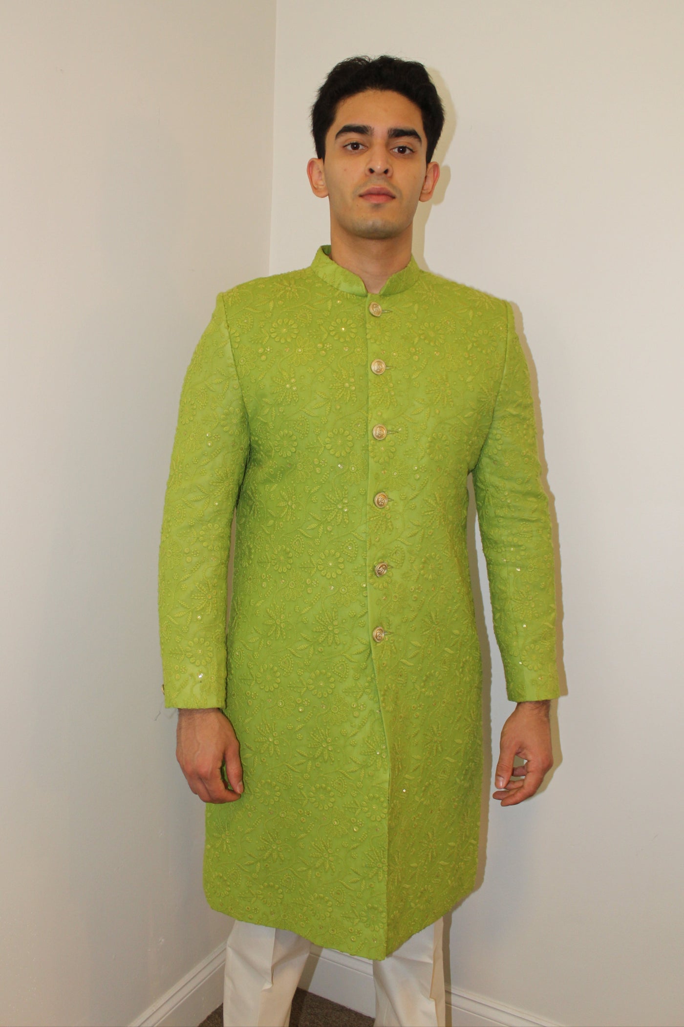 Aditya Sherwani (Green) - Rental
