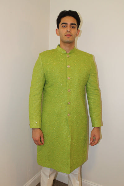 Aditya Sherwani (Green) - Rental