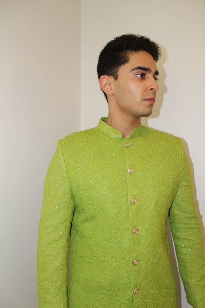 Aditya Sherwani (Green) - Rental