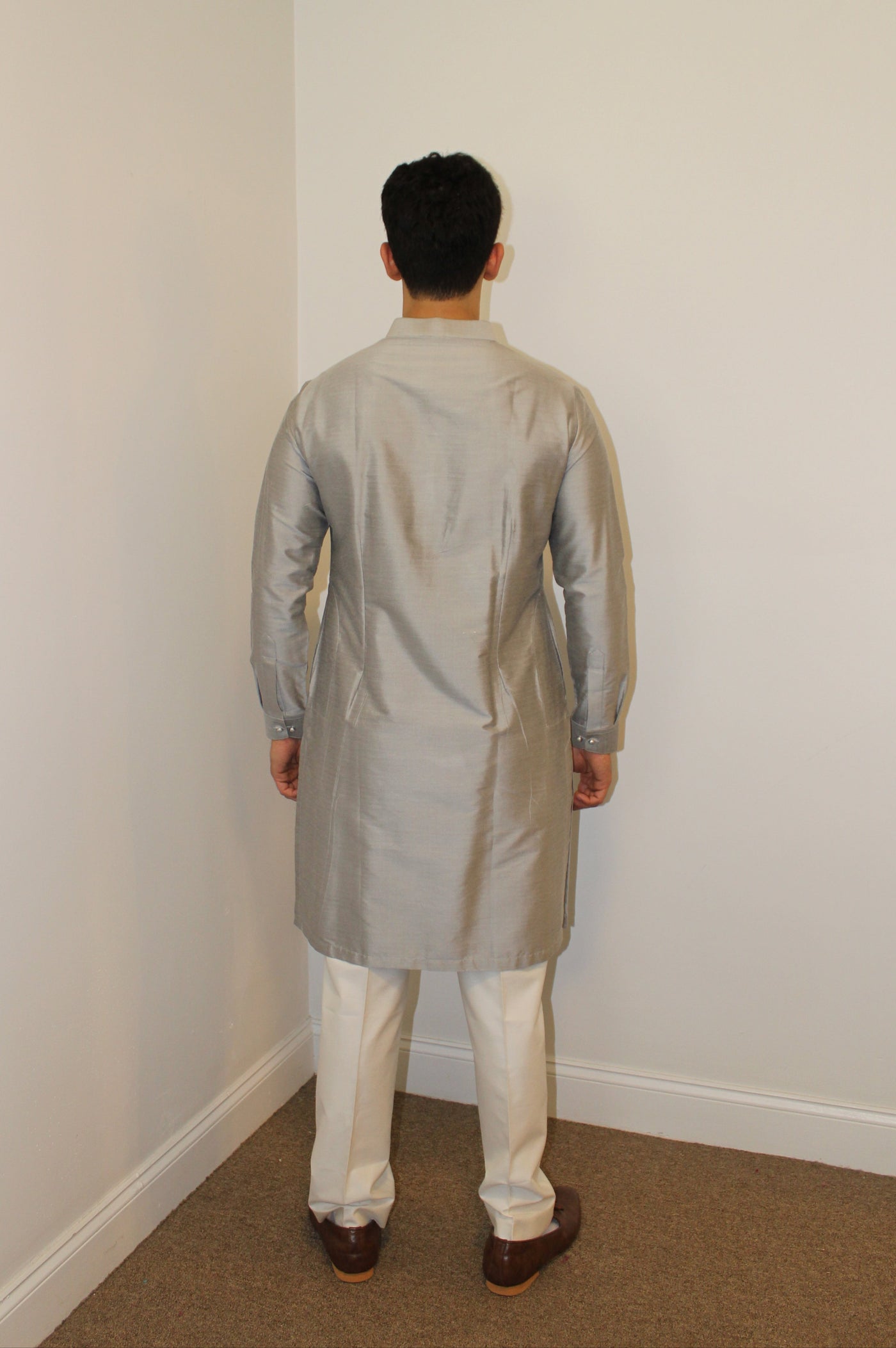 Noor Grey Kurta - Rental