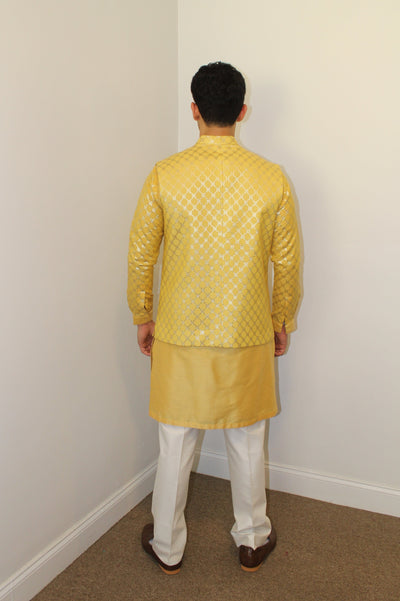 Yellow Rangeela Rental With Vest
