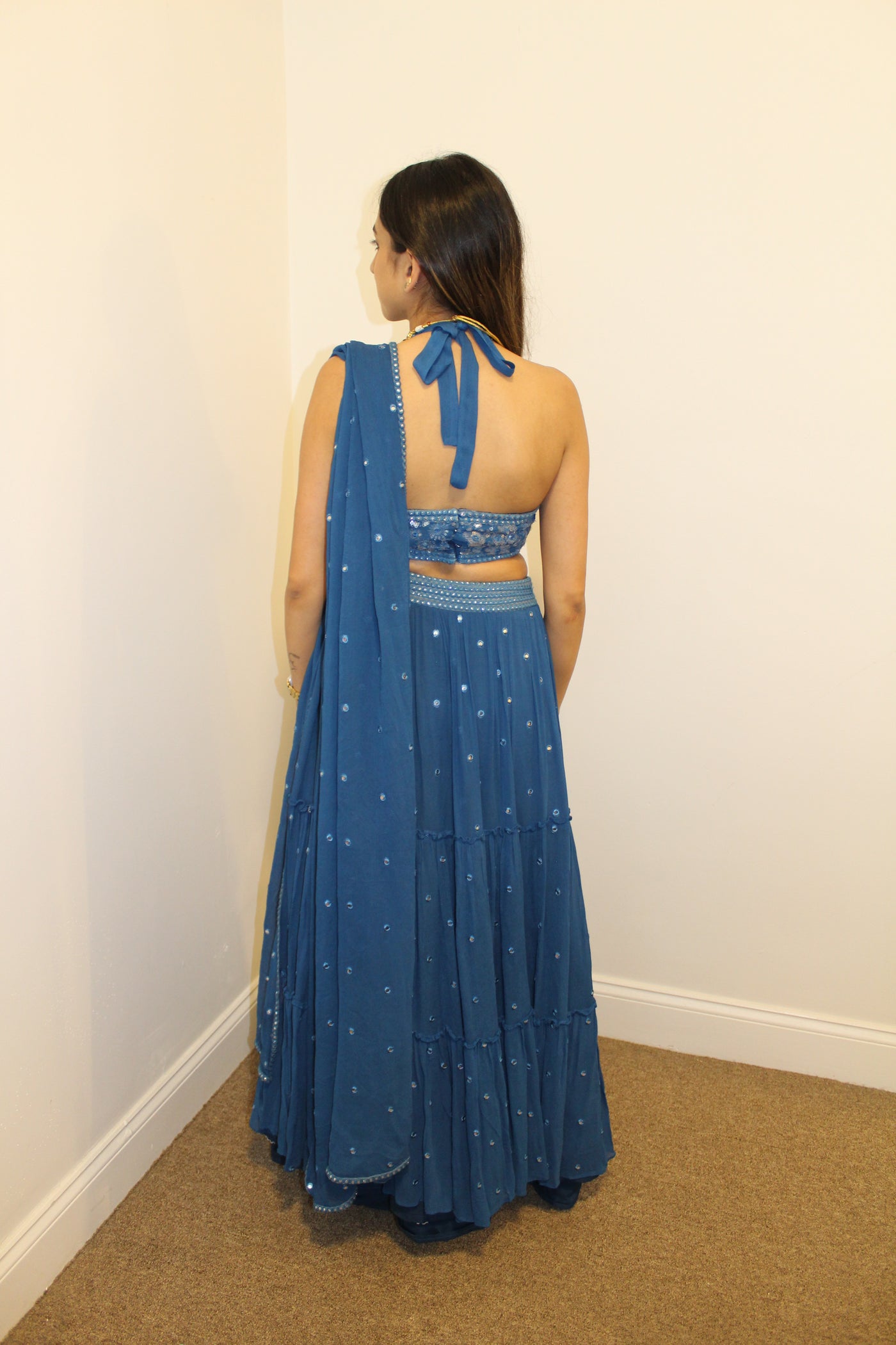 Sita Lehenga (Blue)- Rental