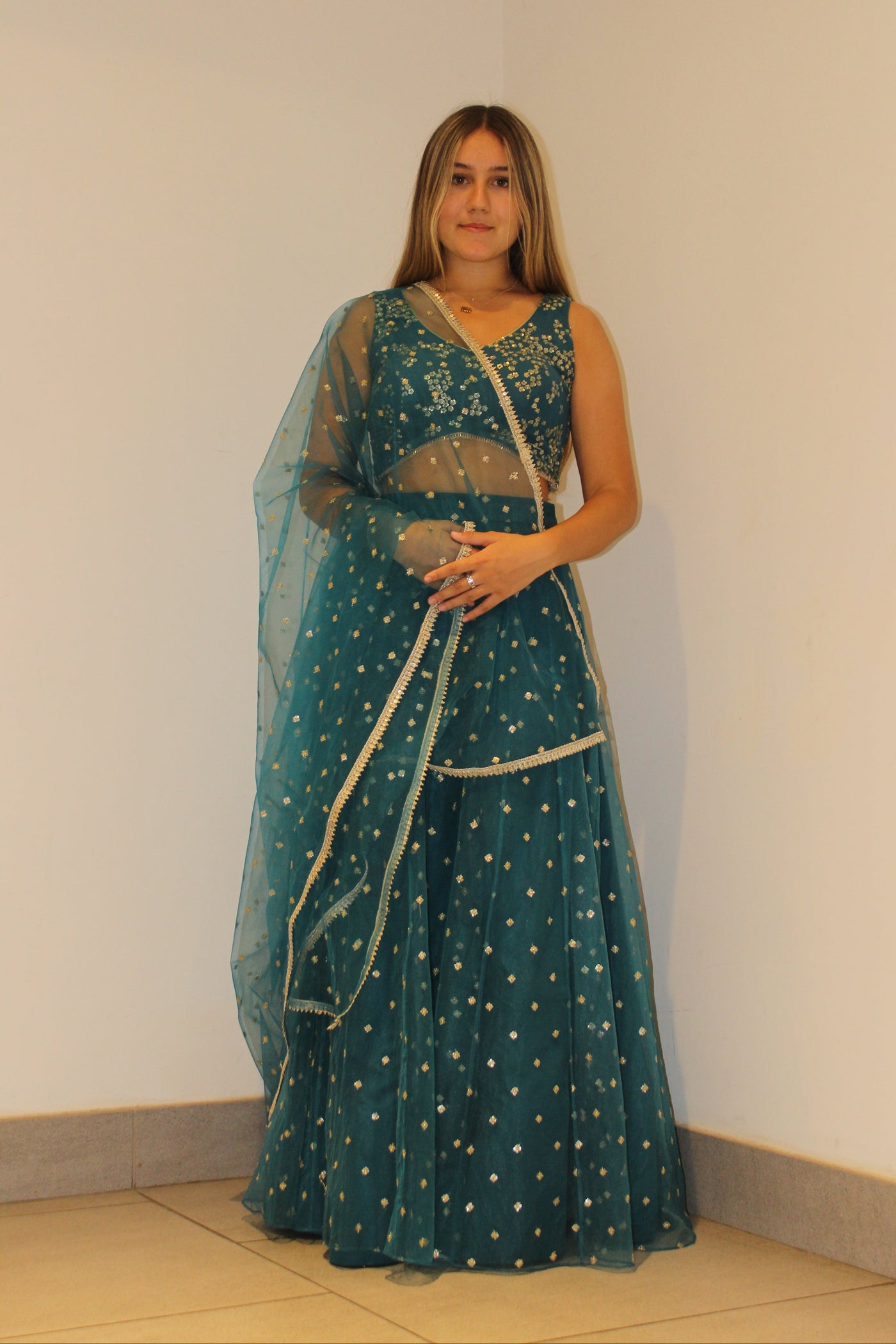 Chulbulli peacock Blue Rental