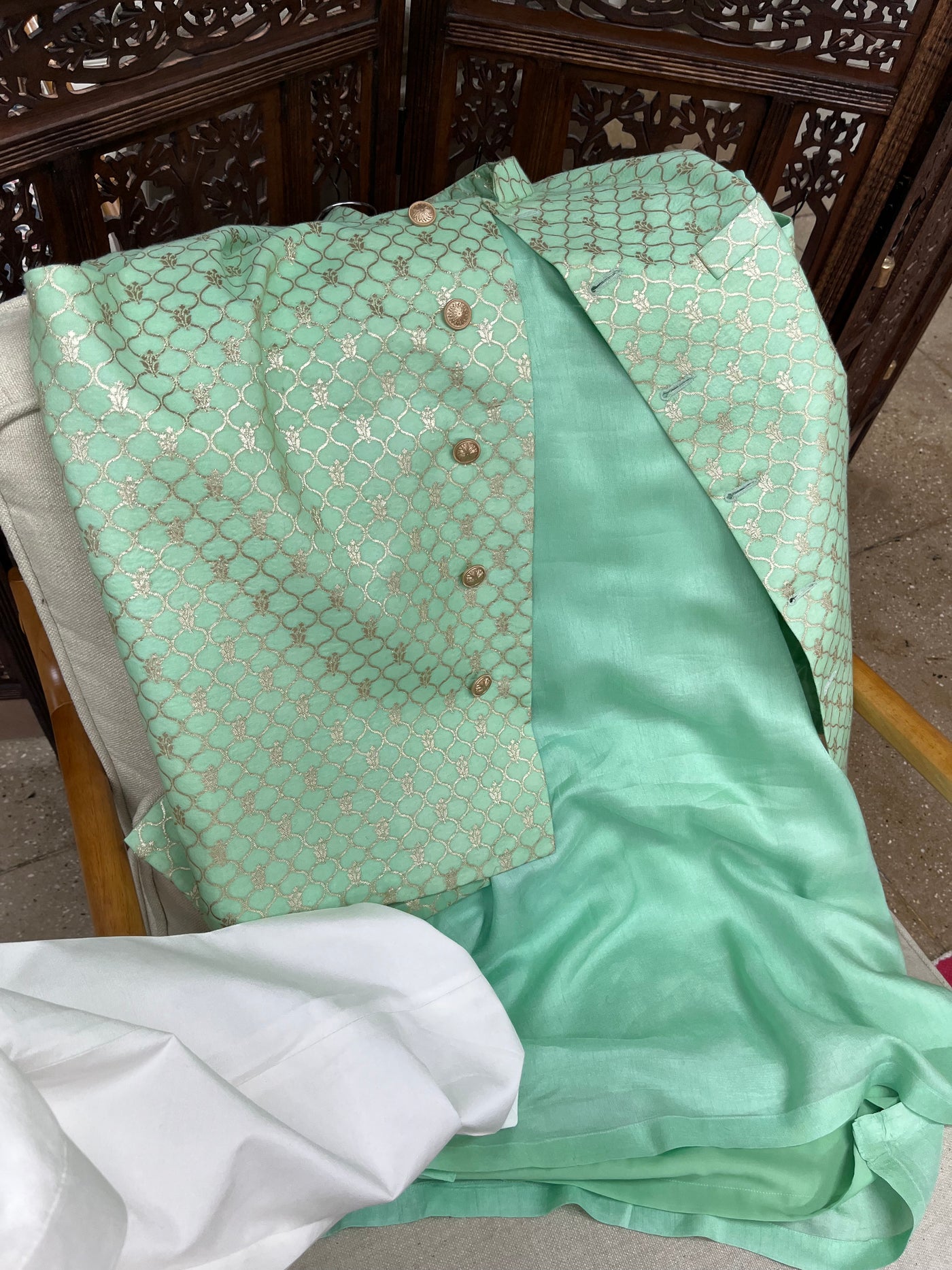 Sagar Set - Mint/Light Green