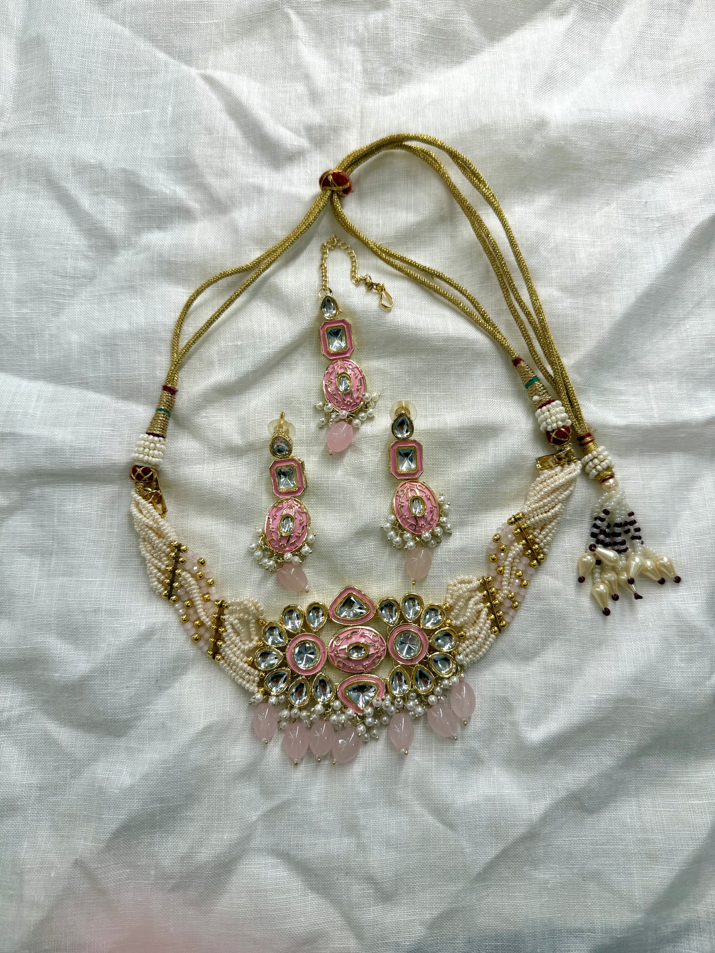 Tia Necklace with Earrings - Rental