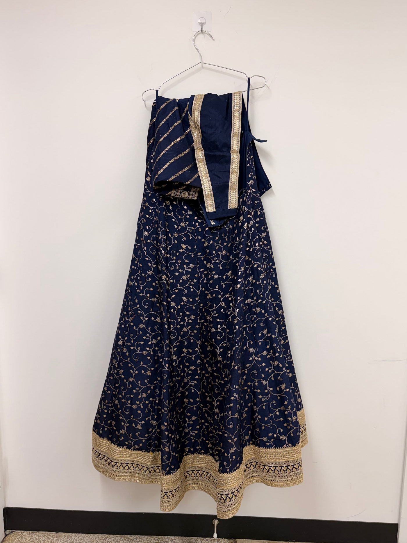 Sravya Lehenga Dark Blue - Rental
