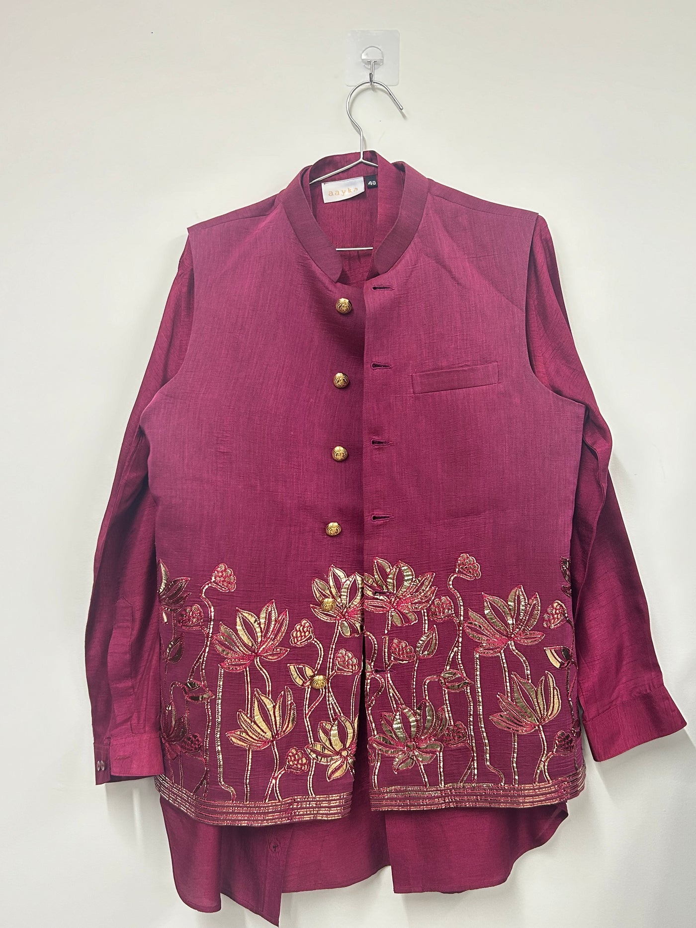 Magenta Shirt and Vest-Rental