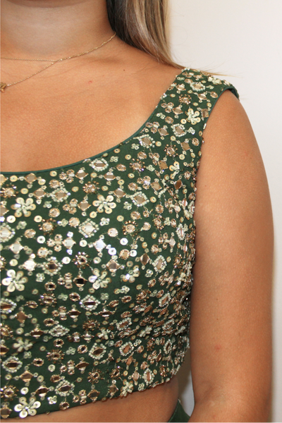Jaya Lehenga Green - Rental