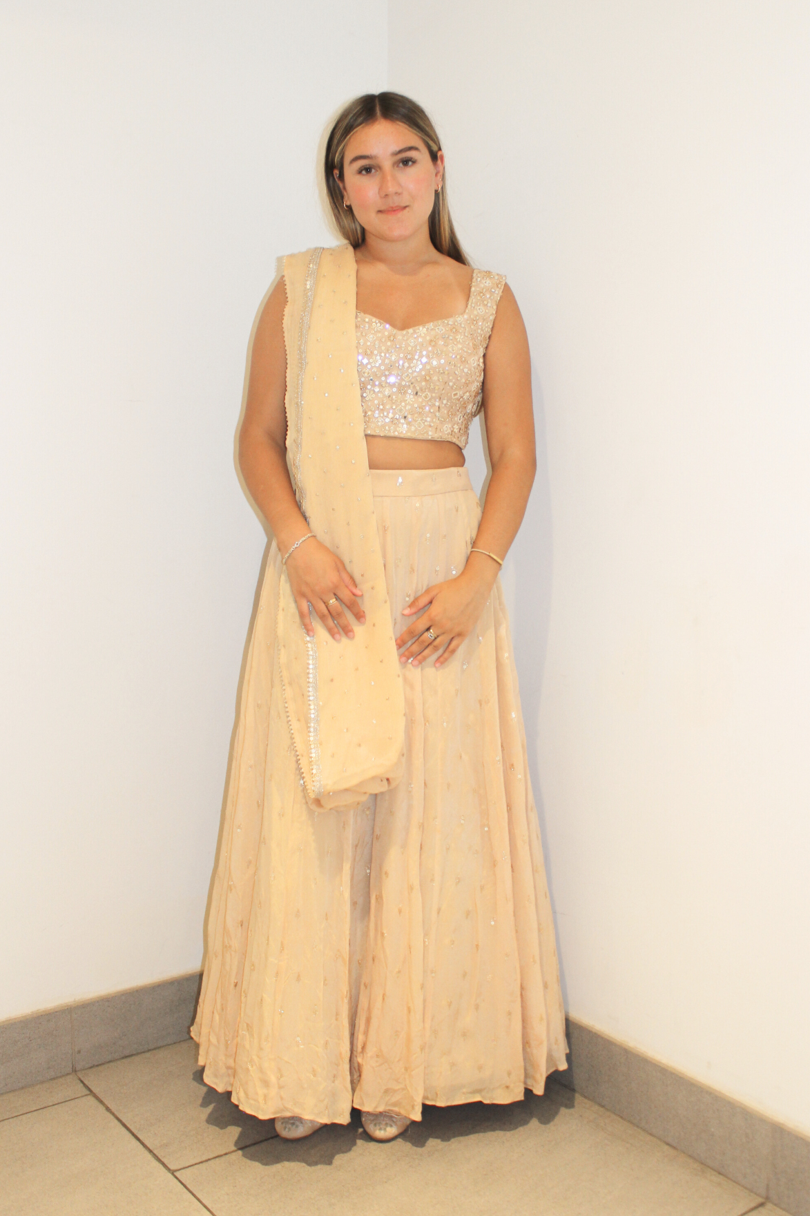 Jaya Lehenga (Nude) - Rental