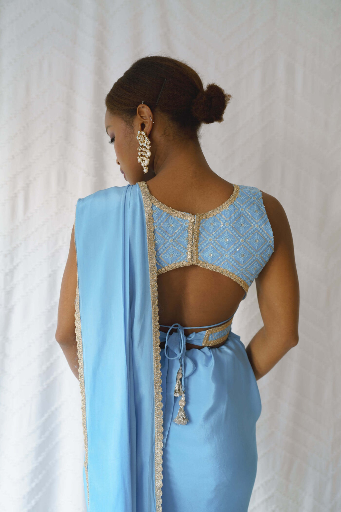 Rangeeli Saris (Blue) - Rental