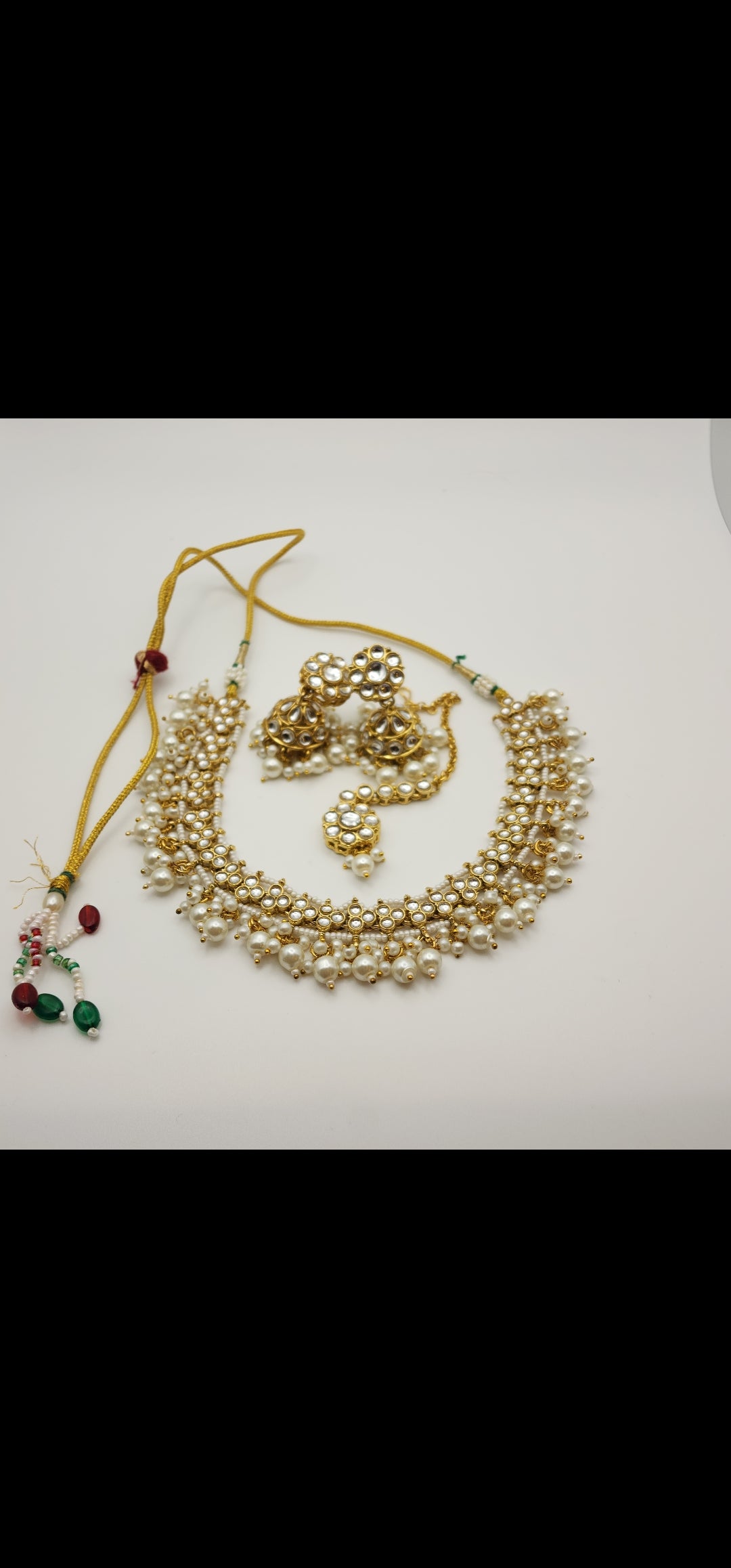 Kundan Jhumka and Choker Set - Rental