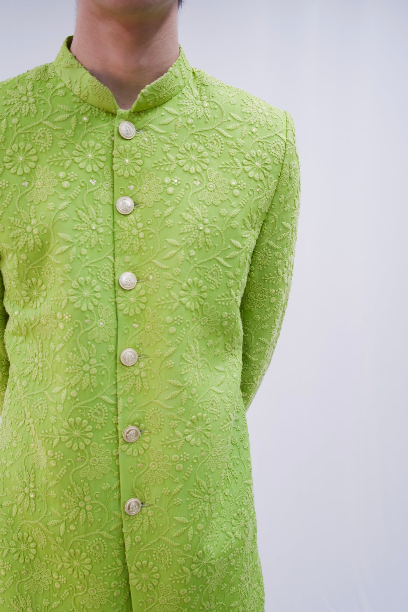 Aditya Sherwani (Green) - Rental