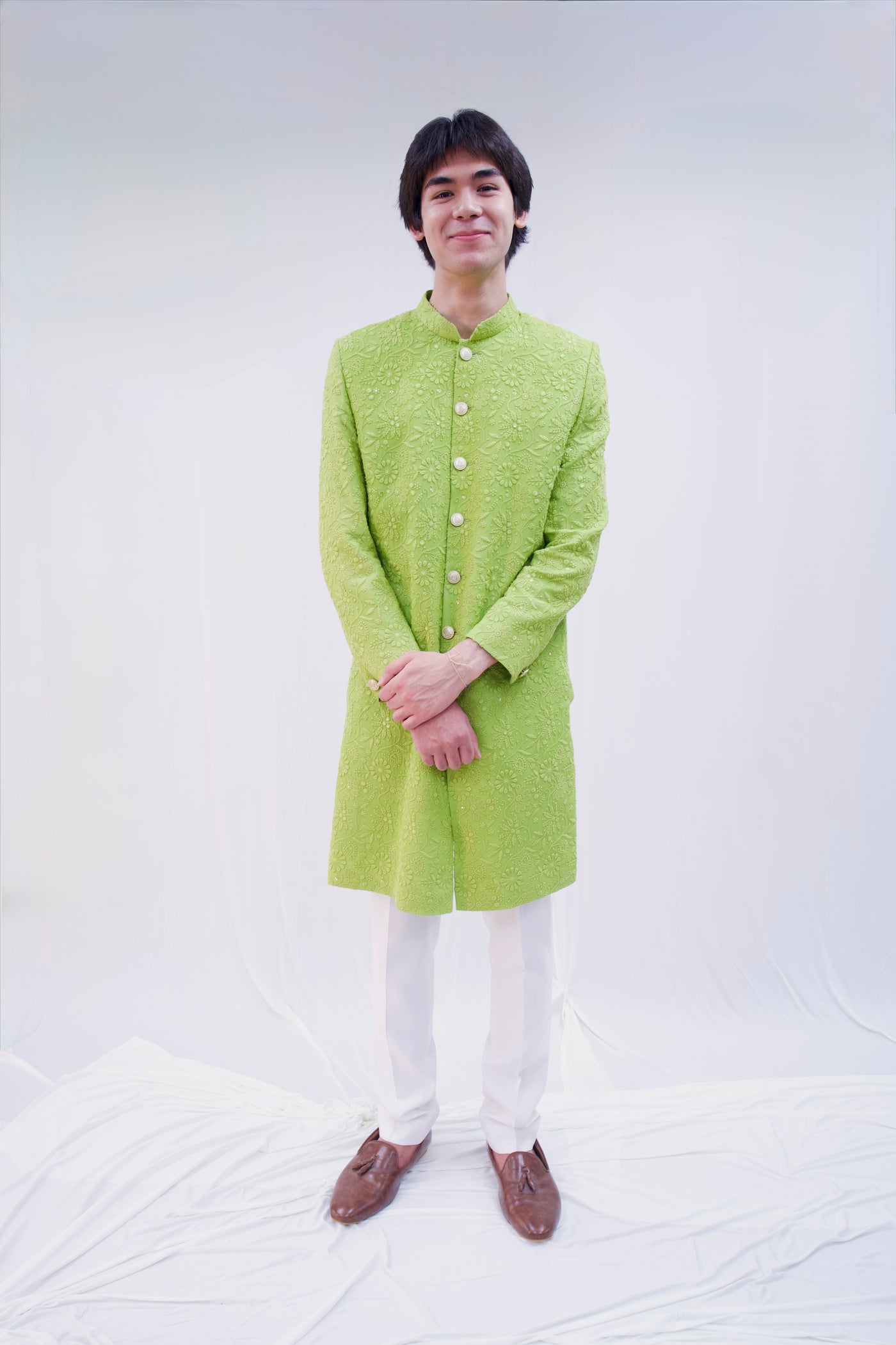 Aditya Sherwani (Green) - Rental