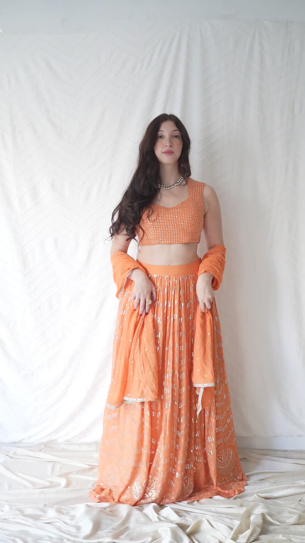 Divya Lehenga (Orange) Pickle