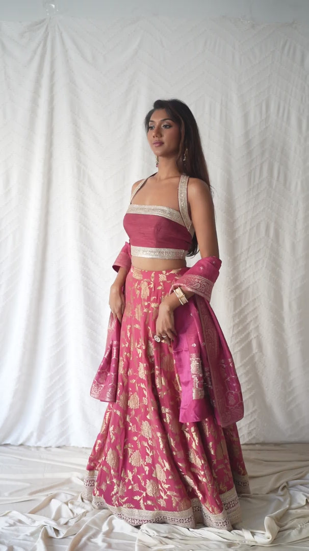 Sravya Lehenga (Red)- Rental